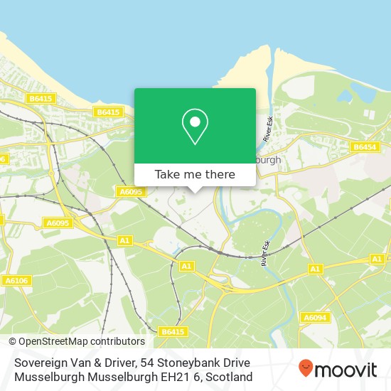 Sovereign Van & Driver, 54 Stoneybank Drive Musselburgh Musselburgh EH21 6 map