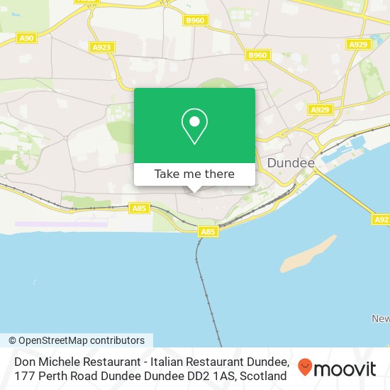 Don Michele Restaurant - Italian Restaurant Dundee, 177 Perth Road Dundee Dundee DD2 1AS map