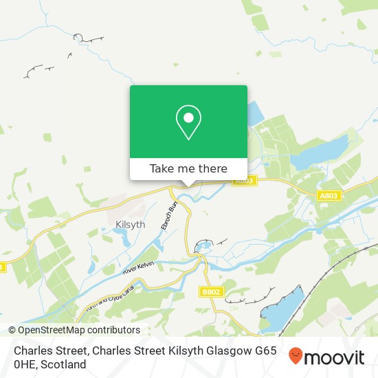 Charles Street, Charles Street Kilsyth Glasgow G65 0HE map