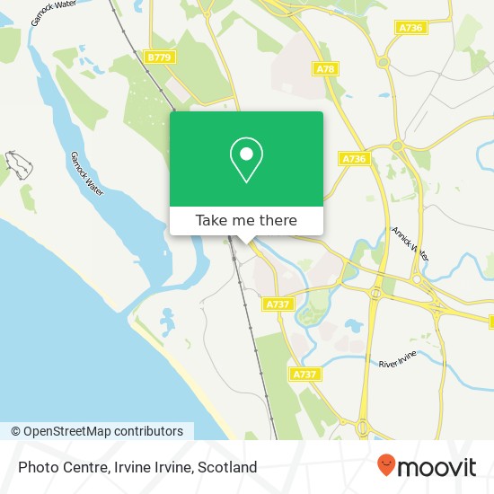 Photo Centre, Irvine Irvine map