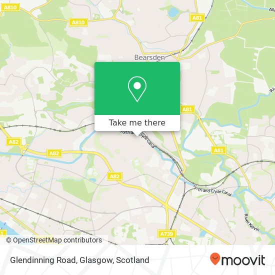 Glendinning Road, Glasgow map