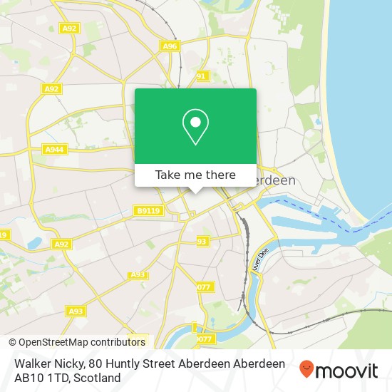 Walker Nicky, 80 Huntly Street Aberdeen Aberdeen AB10 1TD map