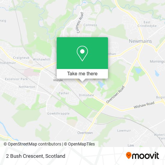 2 Bush Crescent map