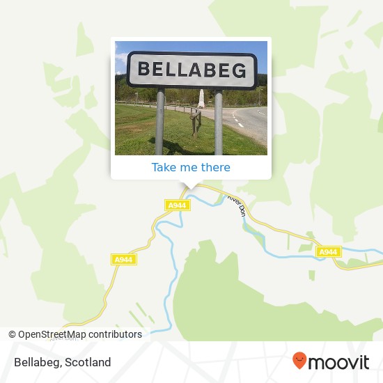 Bellabeg map