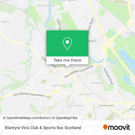 Blantyre Vics Club & Sports Bar map