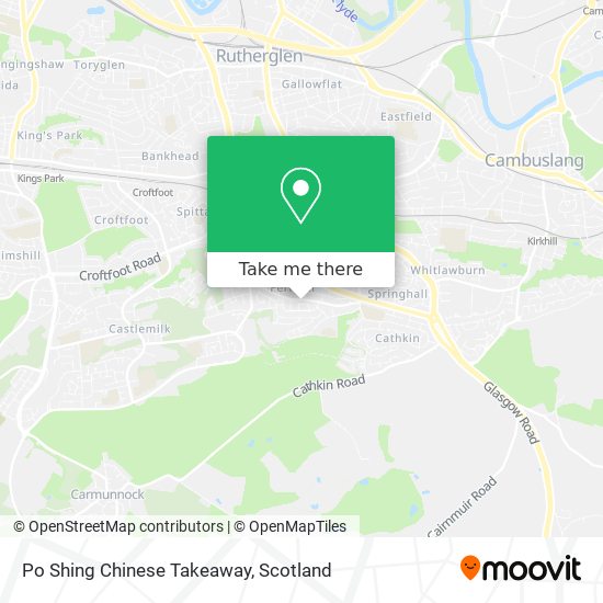 Po Shing Chinese Takeaway map