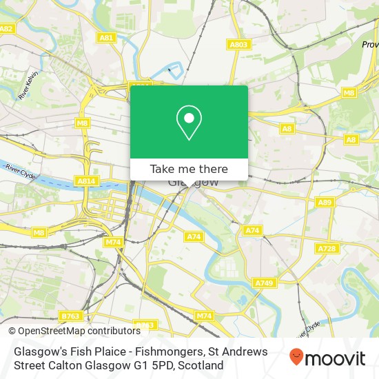 Glasgow's Fish Plaice - Fishmongers, St Andrews Street Calton Glasgow G1 5PD map