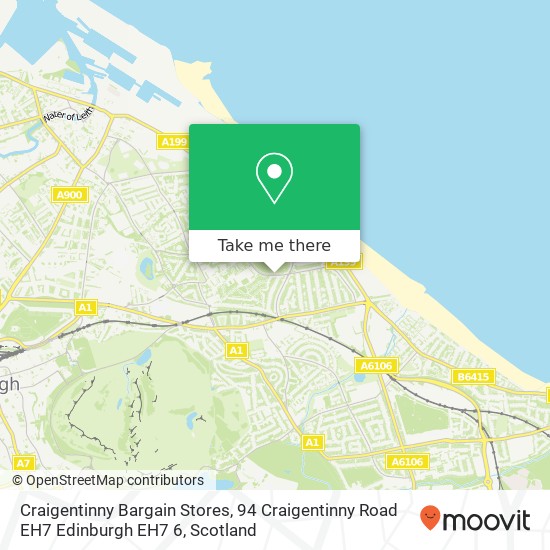 Craigentinny Bargain Stores, 94 Craigentinny Road EH7 Edinburgh EH7 6 map