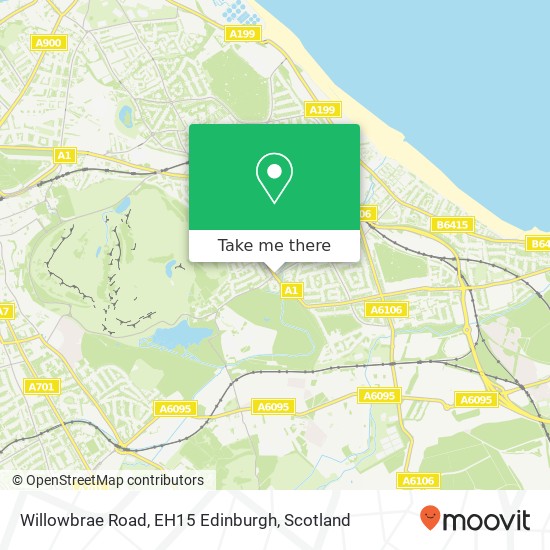 Willowbrae Road, EH15 Edinburgh map