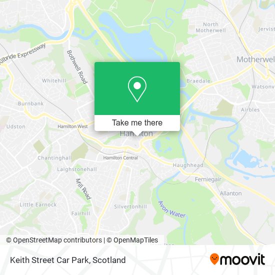 Keith Street Car Park map