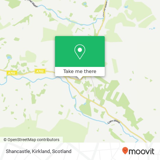 Shancastle, Kirkland map