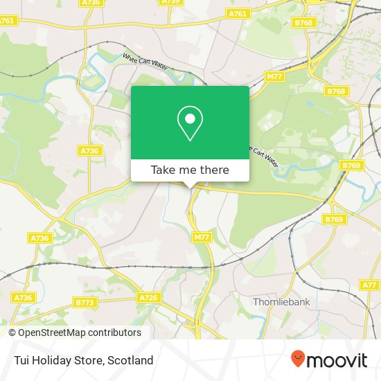 Tui Holiday Store map