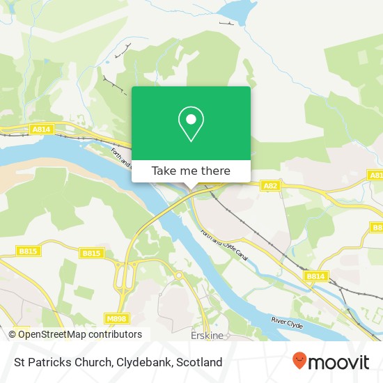 St Patricks Church, Clydebank map