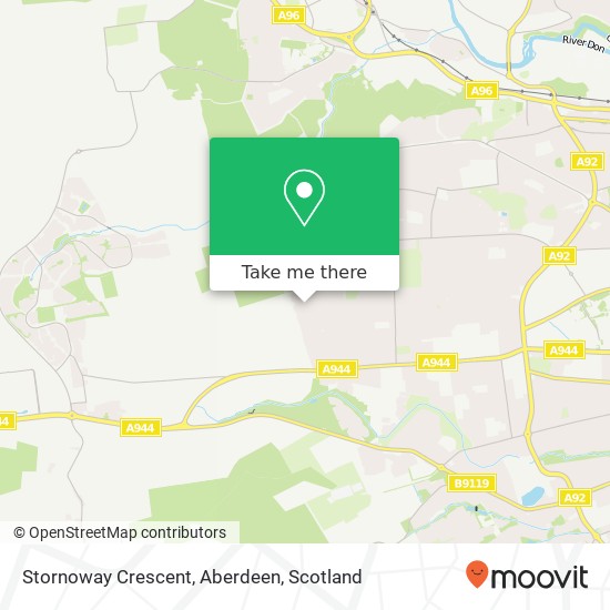 Stornoway Crescent, Aberdeen map