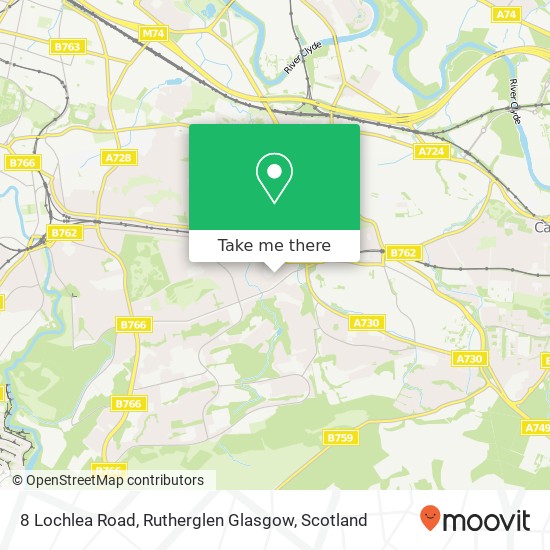 8 Lochlea Road, Rutherglen Glasgow map