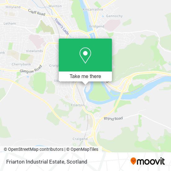 Friarton Industrial Estate map