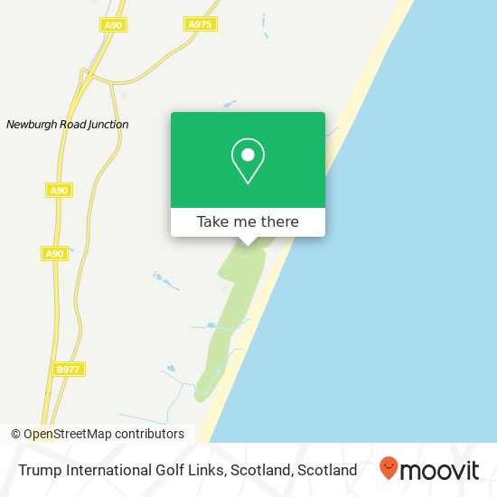 Trump International Golf Links, Scotland, Menie Park Lodge, Menie Estate Aberdeen Aberdeen AB23 8 map