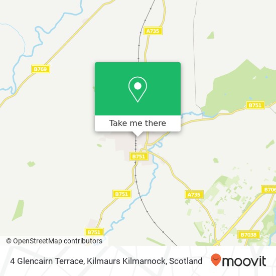 4 Glencairn Terrace, Kilmaurs Kilmarnock map