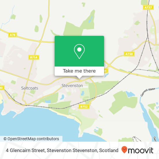 4 Glencairn Street, Stevenston Stevenston map