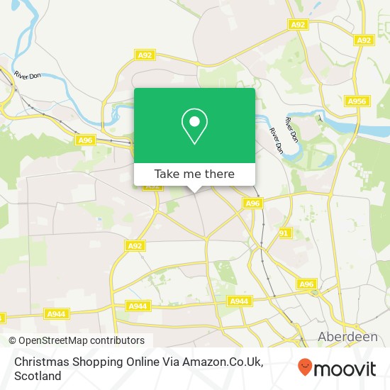 Christmas Shopping Online Via Amazon.Co.Uk map