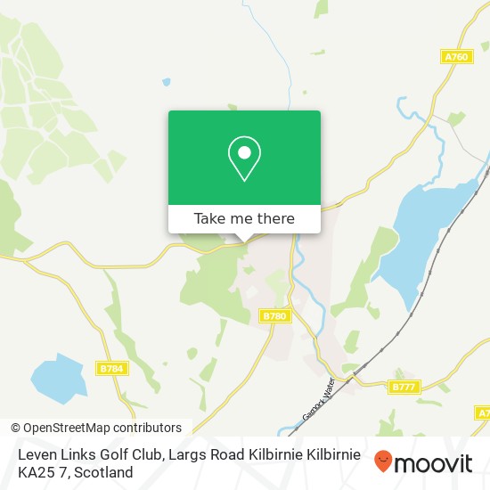 Leven Links Golf Club, Largs Road Kilbirnie Kilbirnie KA25 7 map