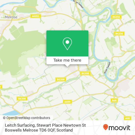 Leitch Surfacing, Stewart Place Newtown St Boswells Melrose TD6 0QF map