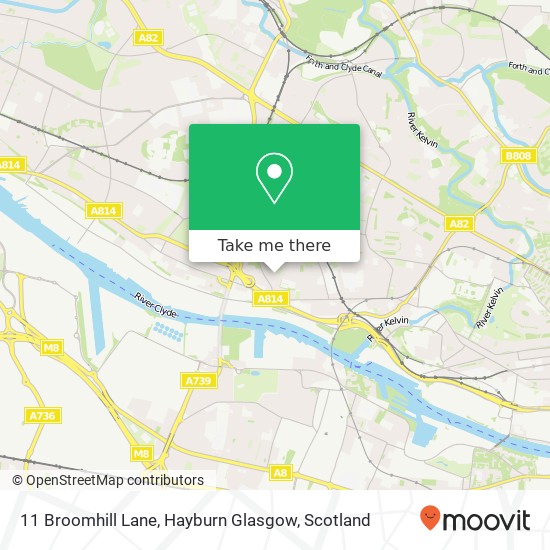 11 Broomhill Lane, Hayburn Glasgow map