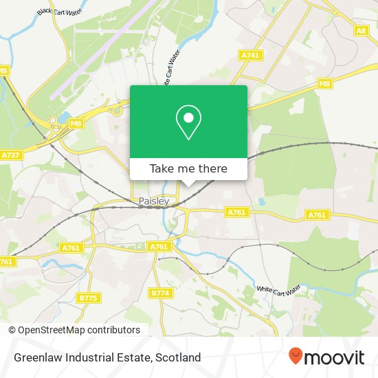 Greenlaw Industrial Estate map