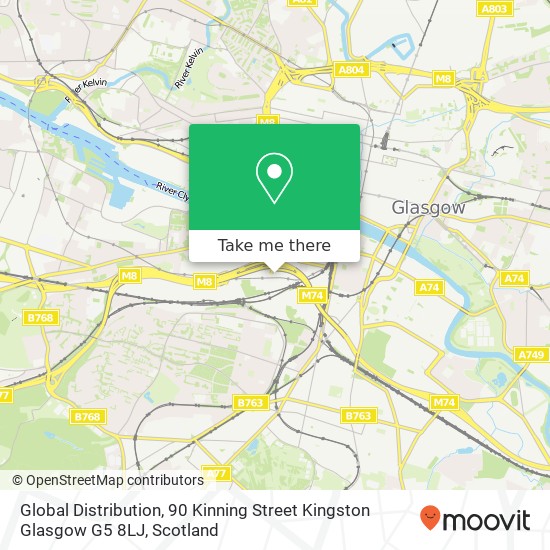 Global Distribution, 90 Kinning Street Kingston Glasgow G5 8LJ map