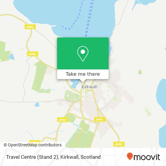Travel Centre (Stand 2), Kirkwall map
