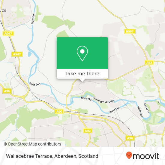 Wallacebrae Terrace, Aberdeen map