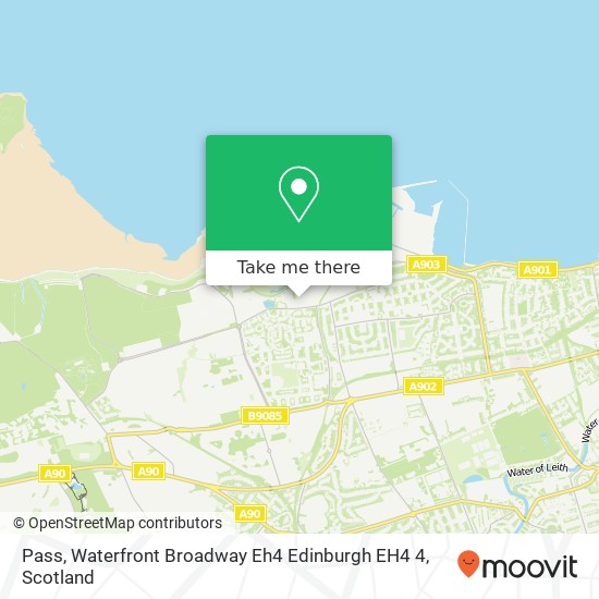 Pass, Waterfront Broadway Eh4 Edinburgh EH4 4 map