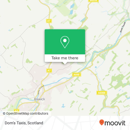 Dom's Taxis map