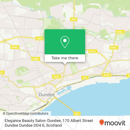 Elegance Beauty Salon- Dundee, 170 Albert Street Dundee Dundee DD4 6 map