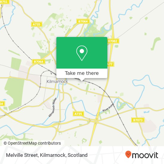Melville Street, Kilmarnock map