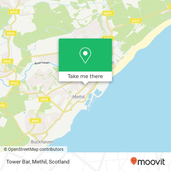 Tower Bar, Methil map