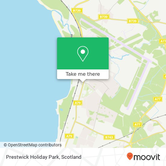 Prestwick Holiday Park map