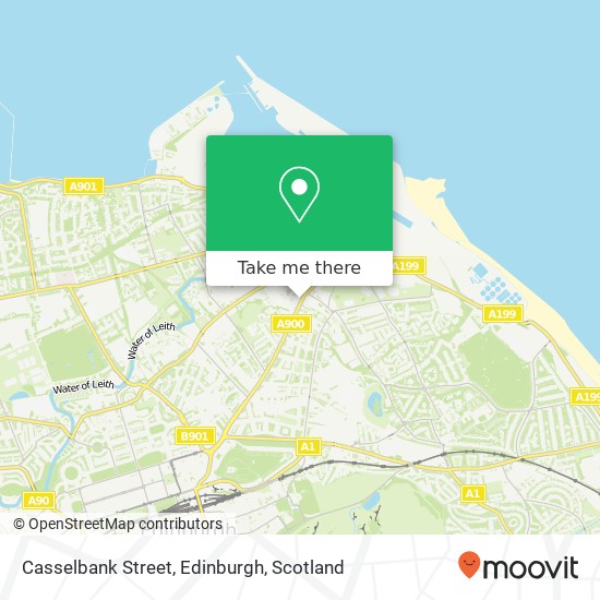 Casselbank Street, Edinburgh map