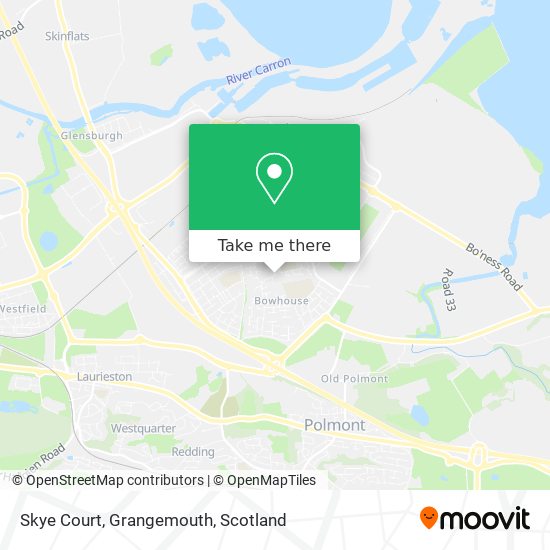 Skye Court, Grangemouth map