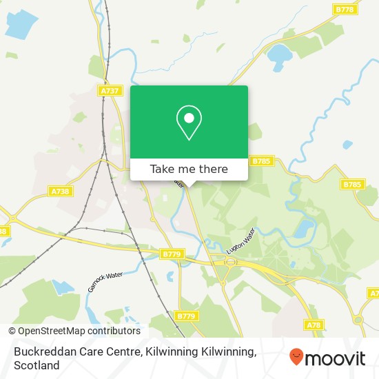 Buckreddan Care Centre, Kilwinning Kilwinning map