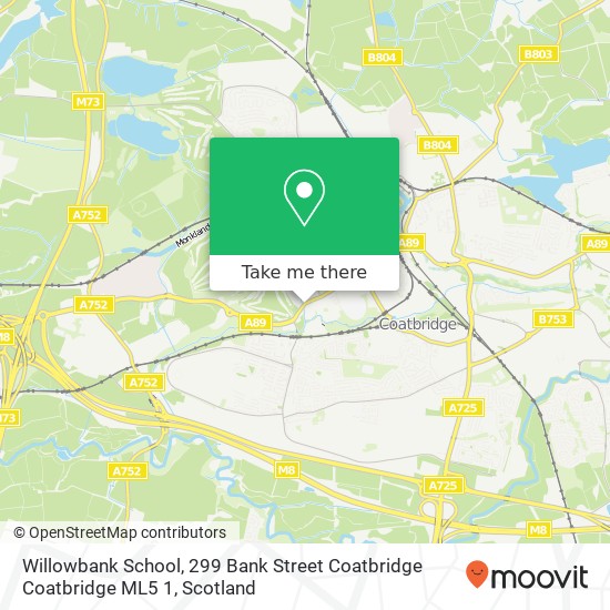 Willowbank School, 299 Bank Street Coatbridge Coatbridge ML5 1 map