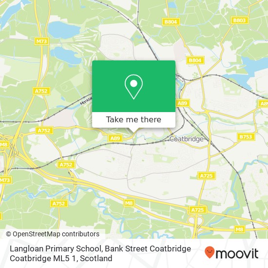 Langloan Primary School, Bank Street Coatbridge Coatbridge ML5 1 map
