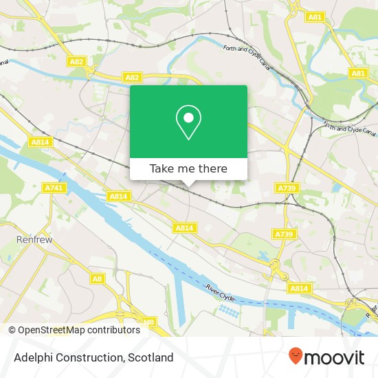 Adelphi Construction map