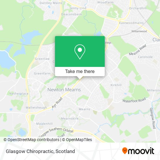 Glasgow Chiropractic map