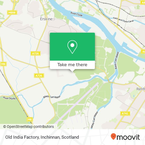 Old India Factory, Inchinnan map