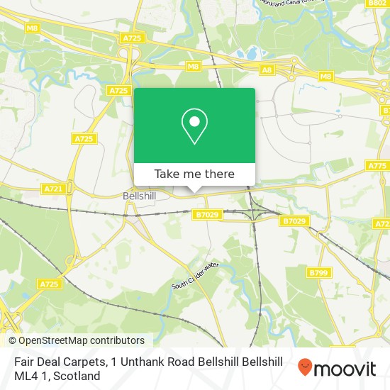 Fair Deal Carpets, 1 Unthank Road Bellshill Bellshill ML4 1 map
