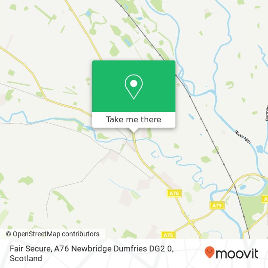 Fair Secure, A76 Newbridge Dumfries DG2 0 map
