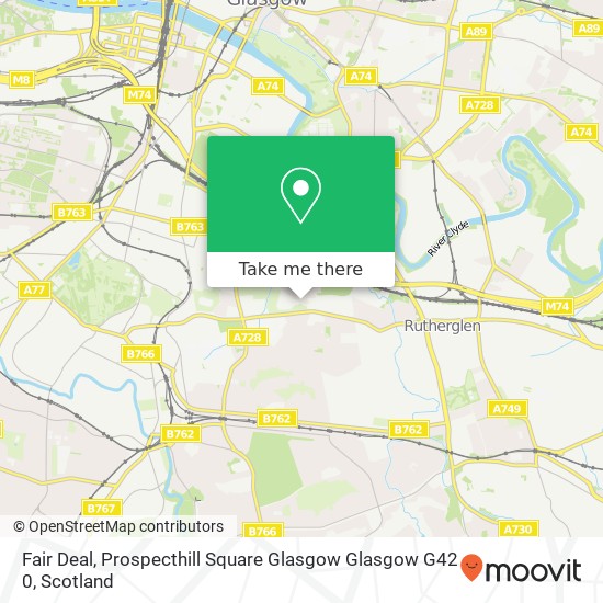 Fair Deal, Prospecthill Square Glasgow Glasgow G42 0 map
