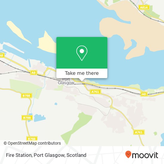 Fire Station, Port Glasgow map