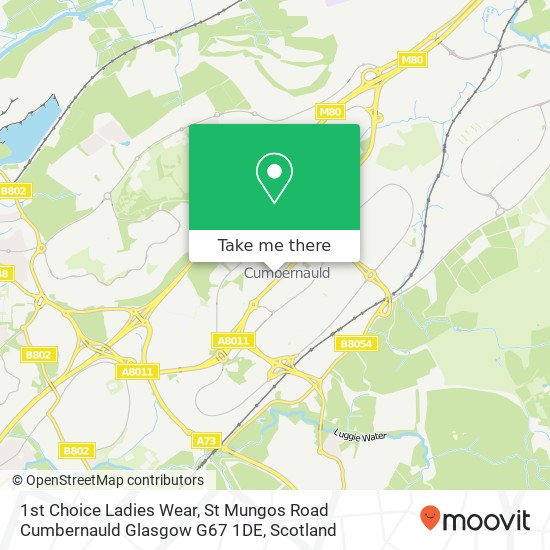 1st Choice Ladies Wear, St Mungos Road Cumbernauld Glasgow G67 1DE map